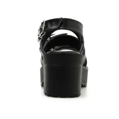 Classics|Sandals / Mary Janes*Boogzel Clothing Pocket Money Buckle Sandals Black