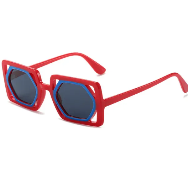 Sunglasses*Boogzel Clothing Polygon Frame Glasses