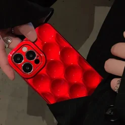 Iphone Cases*Boogzel Clothing Pop of 3D Bubble iPhone Case Red