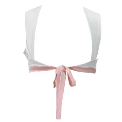 Y2K Tops|Corset Tops*Boogzel Clothing Portrait Mode Satin Bow Tie Top White