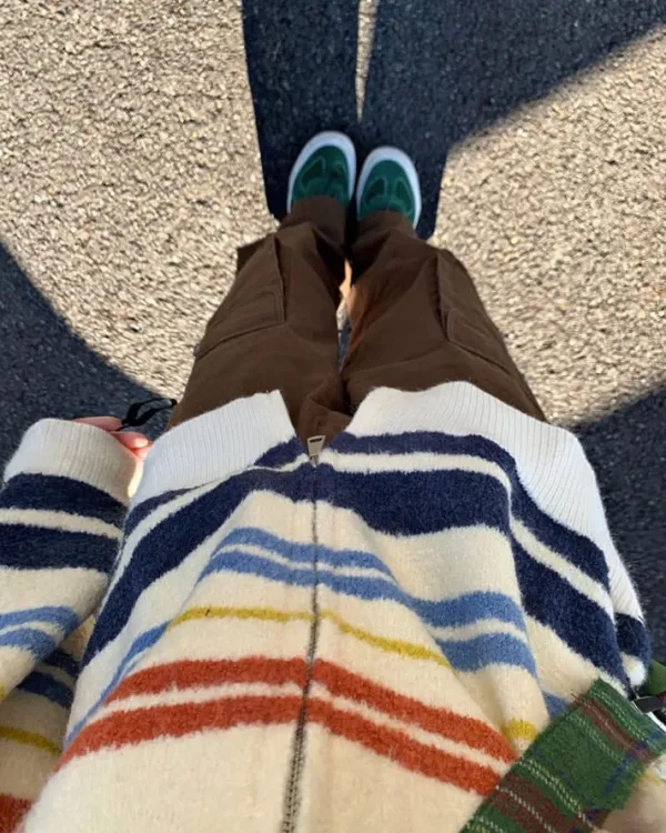 Striped Sweaters|Knit Cardigans*Boogzel Clothing Prep School Striped Zip Up Long Sleeve Multi