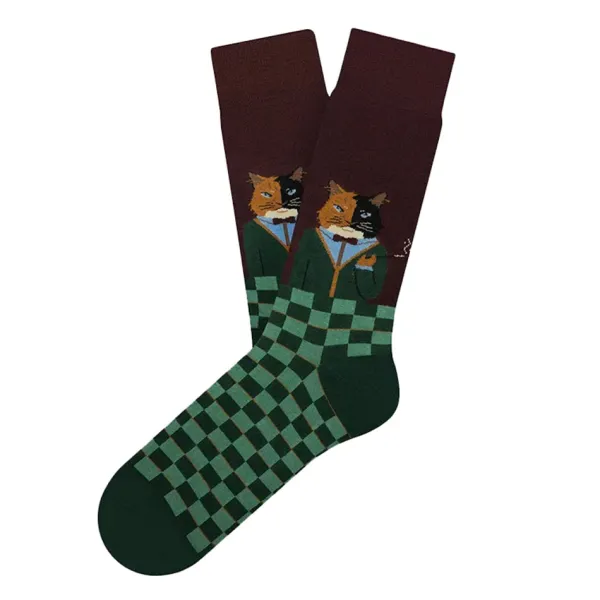 Socks*Boogzel Clothing Preppy Cat Aesthetic Socks