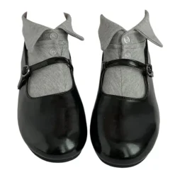 Socks*Boogzel Clothing Preppy Collar Socks Grey