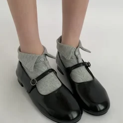 Socks*Boogzel Clothing Preppy Collar Socks Grey