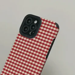 Iphone Cases*Boogzel Clothing Preppy Plaid IPhone Case Red