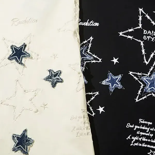 Sweaters|Sweatshirts*Boogzel Clothing Preppy Star Patch Sweatshirt