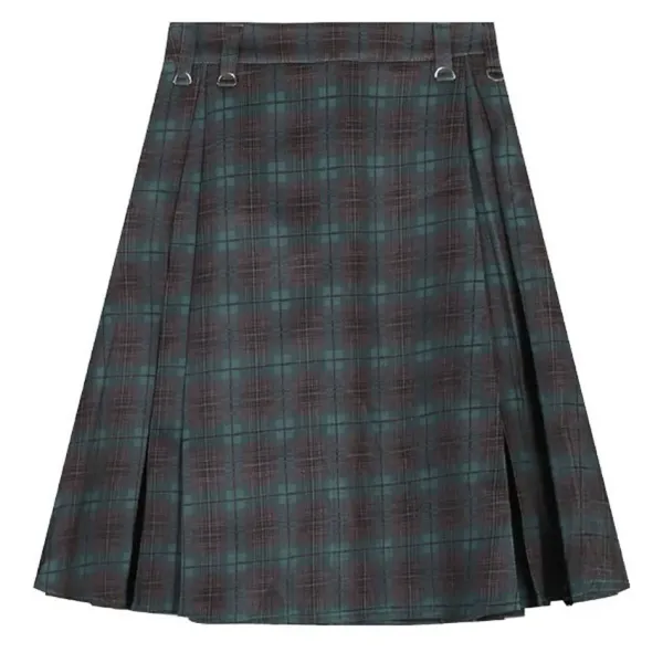 Skirts*Boogzel Clothing Preppy Style Checkered Kilt Skirt