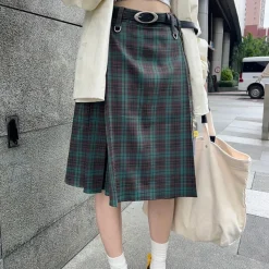 Skirts*Boogzel Clothing Preppy Style Checkered Kilt Skirt