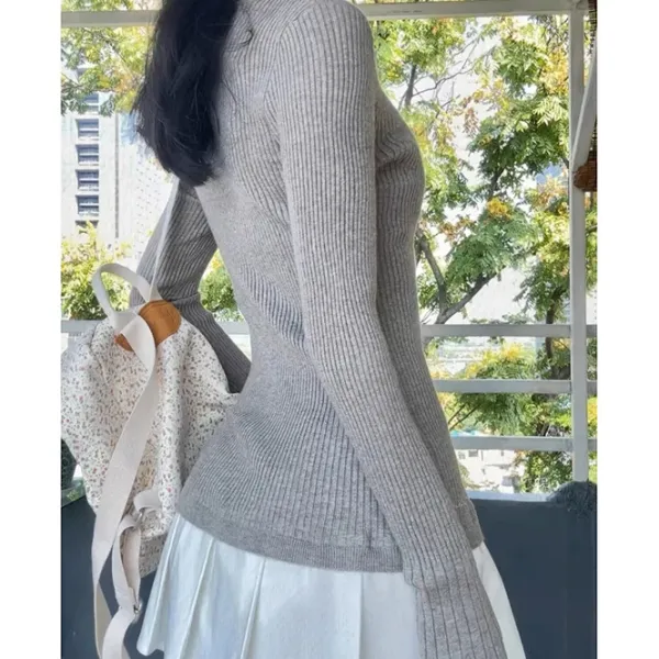 Dresses & Rompers*Boogzel Clothing Preppy Style Pleated Knit Dress