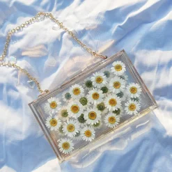 Bags & Purses*Boogzel Clothing Pressed Flower Aesthetic Handbag