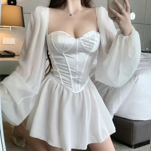 Dresses & Rompers*Boogzel Clothing Princess Corset Dress White