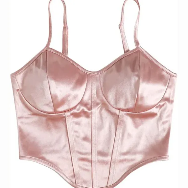 Y2K Tops|Corset Tops*Boogzel Clothing Princess Mood Satin Corset Top