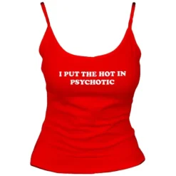 Y2K Tops|Crop Tops*Boogzel Clothing Psychotic Tank Top
