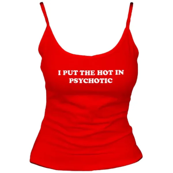 Y2K Tops|Crop Tops*Boogzel Clothing Psychotic Tank Top