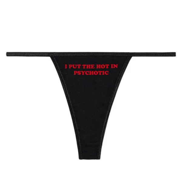 Underwear*Boogzel Clothing Psychotic Thong Panty