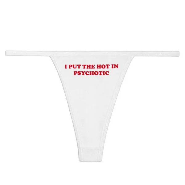 Underwear*Boogzel Clothing Psychotic Thong Panty