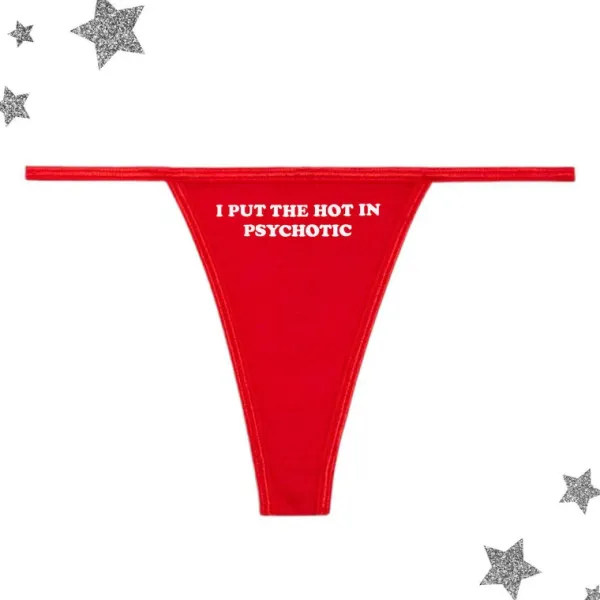 Underwear*Boogzel Clothing Psychotic Thong Panty