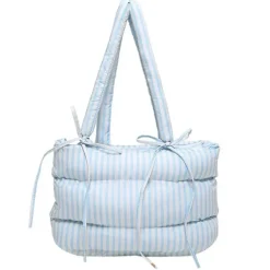Bags & Purses*Boogzel Clothing Puffer Striped Shoulder Bag