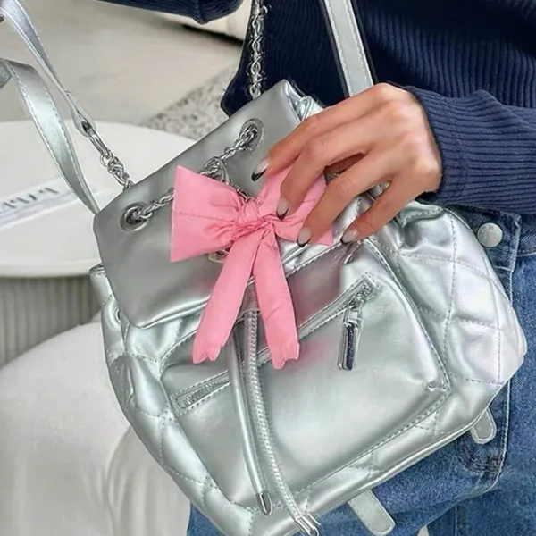 Other*Boogzel Clothing Puffy Bow Keychain