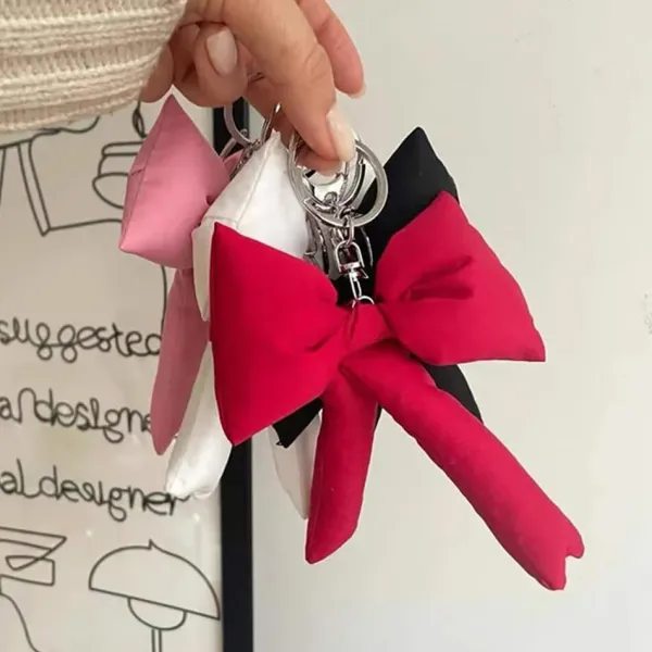 Other*Boogzel Clothing Puffy Bow Keychain