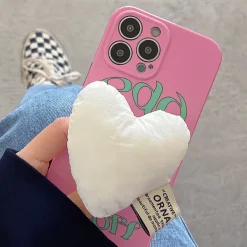 Iphone Cases*Boogzel Clothing Puffy Heart iPhone Case Pink