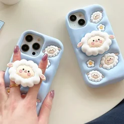 Iphone Cases*Boogzel Clothing Puffy Sheep iPhone Case Blue