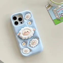 Iphone Cases*Boogzel Clothing Puffy Sheep iPhone Case Blue