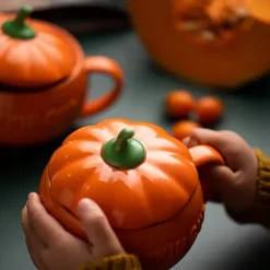 Aesthetic Room Decor*Boogzel Clothing Pumpkin Shaped Mug