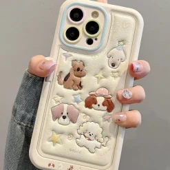 Iphone Cases*Boogzel Clothing Puppies iPhone Case White