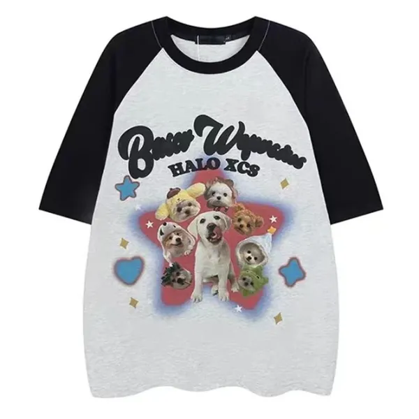Aesthetic T-Shirts & Graphic Tees*Boogzel Clothing Puppy Oversized Graphic Tee