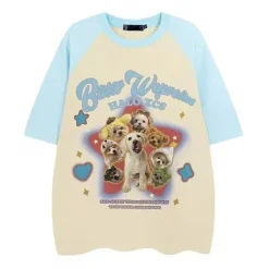 Aesthetic T-Shirts & Graphic Tees*Boogzel Clothing Puppy Oversized Graphic Tee