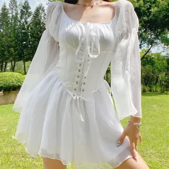 Dresses & Rompers*Boogzel Clothing Pure Bliss Dress & Corset Co-Ord