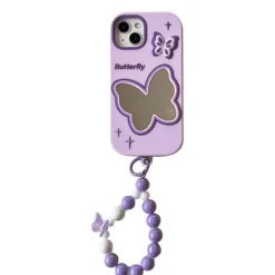 Iphone Cases*Boogzel Clothing Purple Butterfly Mirror iPhone Case