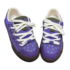 Aesthetic Sneakers*Boogzel Clothing Star Skater Sneakers Purple