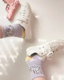 Socks*Boogzel Clothing Unicorn Socks Purple