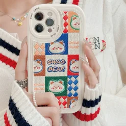 Iphone Cases*Boogzel Clothing Rabbit & Bear Embroidery iPhone Case