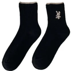 Socks*Boogzel Clothing Rabbit Ribbed Socks
