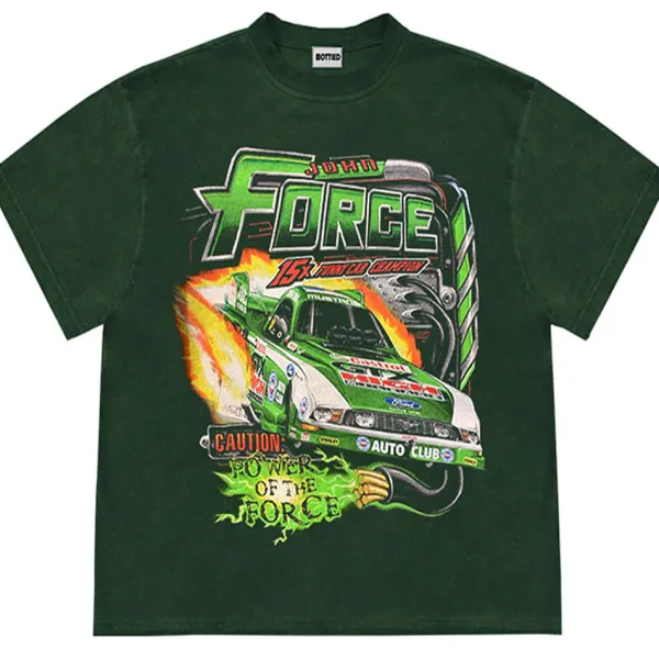 Aesthetic T-Shirts & Graphic Tees*Boogzel Clothing Racing Car Graphic T-Shirt