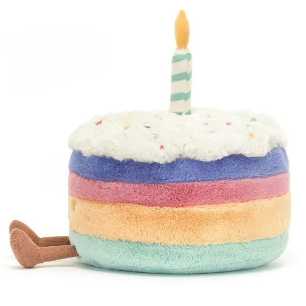 Aesthetic Room Decor*Jellycat Birthday Cake Plush Toy Rainbow