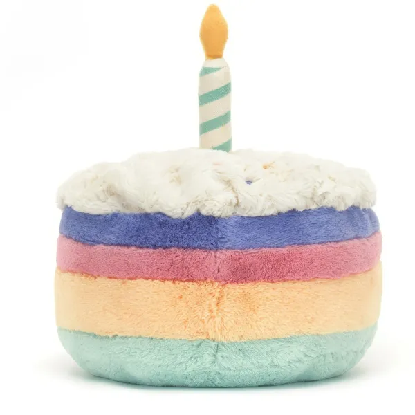 Aesthetic Room Decor*Jellycat Birthday Cake Plush Toy Rainbow