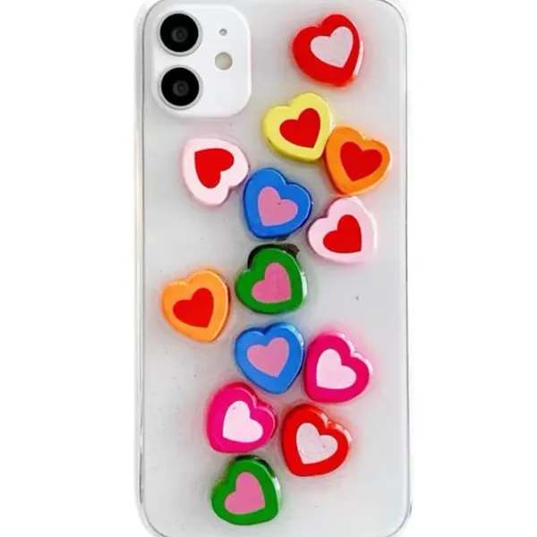 Iphone Cases*Boogzel Clothing Rainbow Hearts iPhone Case