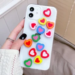 Iphone Cases*Boogzel Clothing Rainbow Hearts iPhone Case