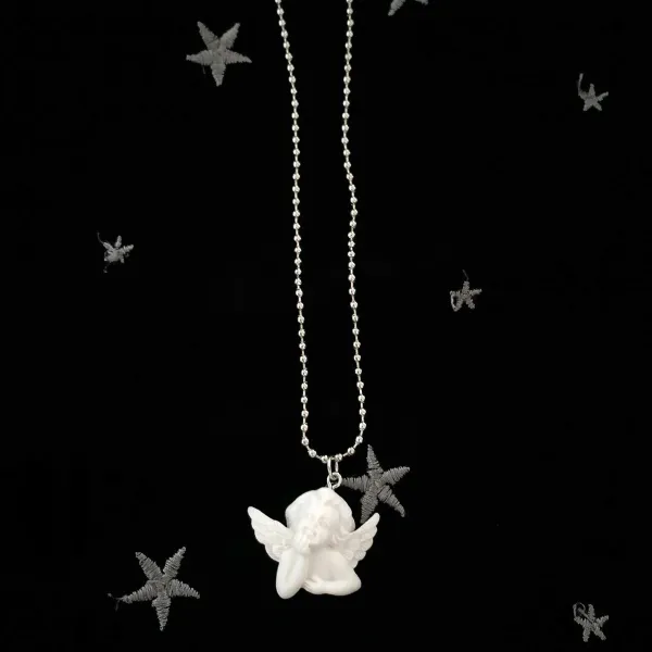 Necklaces & Chokers*Boogzel Clothing Raphael Angel Necklace White