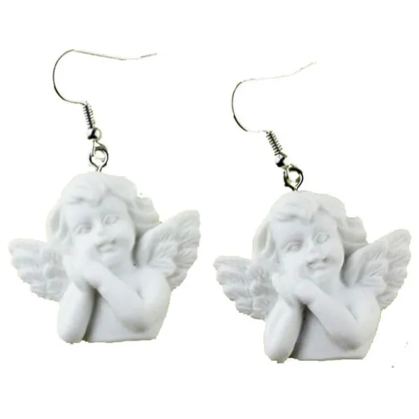 Earrings*Boogzel Clothing Raphael's Angel Earrings White
