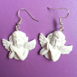 Earrings*Boogzel Clothing Raphael's Angel Earrings White