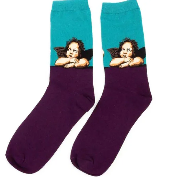 Socks*Boogzel Clothing Raphael's Angel Socks Blue
