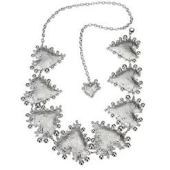 Belts & Chains*Boogzel Clothing Ready For Love Heart Chain Belt Silver