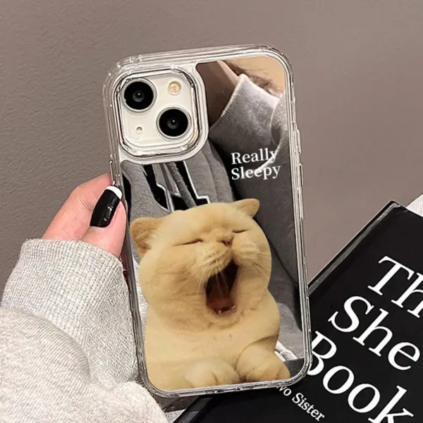 Iphone Cases*Boogzel Clothing Really Sleepy Cat iPhone Case Clear