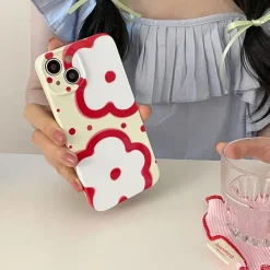 Iphone Cases*Boogzel Clothing Red Flowers iPhone Case Red/yellow