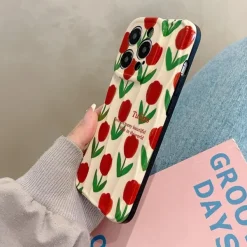 Iphone Cases*Boogzel Clothing Tulips iPhone Case Red